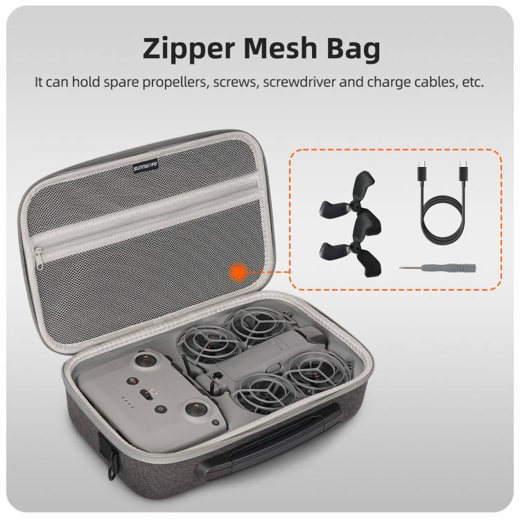 For DJI Neo 2 Sunnylife Portable Carrying Box Shoulder Bag Fly More Combo Bag, Fly More Combo Bag