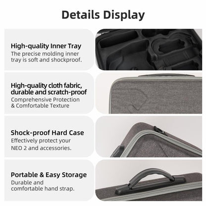 For DJI Neo 2 Sunnylife Portable Carrying Box Shoulder Bag Motion Fly More Combo Bag, Motion Fly More Combo Bag