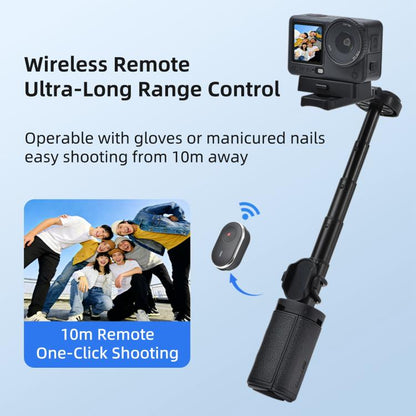 STARTRC 3-in-1 Action Camera Grip with Remote Tripod Stand, 12110047