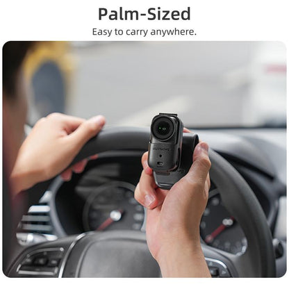 For DJI Osmo Nano Sunnylife Car Sun Visor Mount Action Camera Holder 360 Rotating 90 Tilt Sun Visor Holder, MJ165 Car Sun Visor Mount