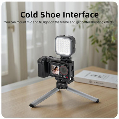Sunnylife Street Photography Handle Ergonomic Hand Grip Quick Release Shutter Handle For DJI Action 5 Pro / 4 / 3, For DJI Action 5 Pro / 4 / 3