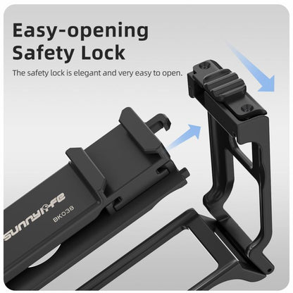 Sunnylife Street Photography Handle Ergonomic Hand Grip Quick Release Shutter Handle For DJI Action 5 Pro / 4 / 3, For DJI Action 5 Pro / 4 / 3