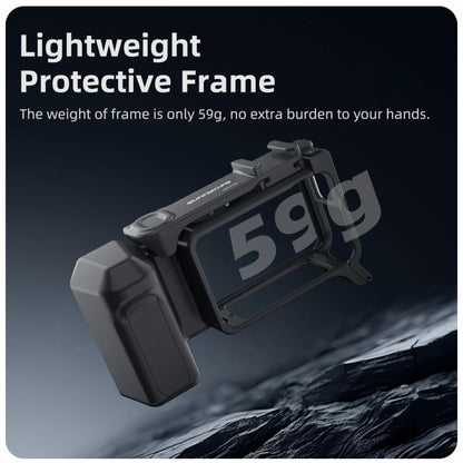 Sunnylife Street Photography Handle Ergonomic Hand Grip Quick Release Shutter Handle For DJI Action 5 Pro / 4 / 3, For DJI Action 5 Pro / 4 / 3