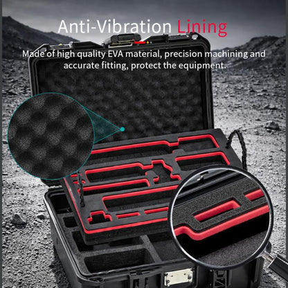 For DJI Osmo Pocket 4P STARTRC TSA Combination Lock Waterproof Dual-layer Suitcase Storage Box, For DJI Osmo Pocket 4P