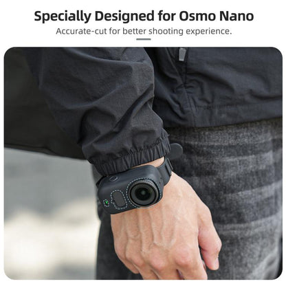 For DJI Osmo Nano Sunnylife Wristband Expansion Band Silicone Protective Cover Backpack Bicycle Strap Cat Collar, For DJI Osmo Nano Body Cover