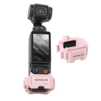 For DJI OSMO Pocket 3 Sunnylife Quick Release Adapter Mount Frame Two-Way Adapter Expansion Selfie Stick Tripod Adapter
