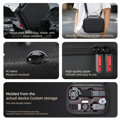 For DJI Osmo Pocket 4P STARTRC Portable Carrying Case Molded All-round Set Storage Bag, For DJI Osmo Pocket 4P
