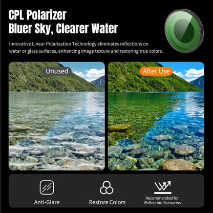 For DJI Osmo Nano STARTRC CPL Camera Lens Filter, CPL