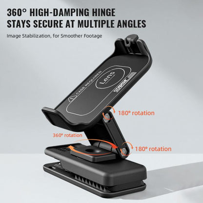 For DJI Osmo Nano STARTRC Backpack Clip Adjustable Action Camera Clamp Quick-Release Mount, Backpack Clip For DJI Osmo Nano