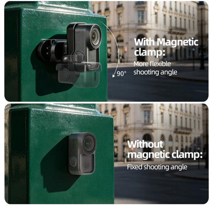 For DJI Osmo Nano Sunnylife Magnetic Backpack Clip Adjustable Action Camera Clamp Quick-Release Mount, ON-MJ244 For DJI Osmo Nano