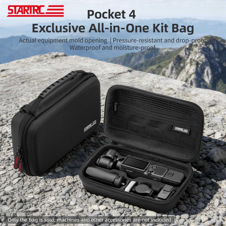 For DJI Osmo Pocket 4 STARTRC Portable Carrying Case Molded All-round Set Storage Bag, For DJI Osmo Pocket 4