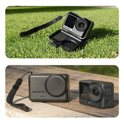 Sunnylife Portable Protective Cover Shock-proof Dust-proof Storage Box with Lanyard for DJI Osmo Action 6 / 5 Pro / 4 / 3, For DJI Osmo Action 6 / 5 Pro / 4 / 3