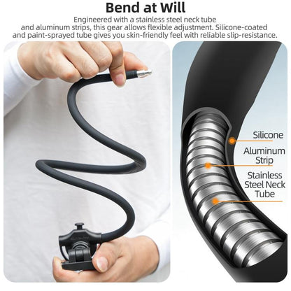 Sunnylife Magnetic POV Neck Mount Hand Free Video Vlog Neck Adjustable Selfie Holder with Body Strap For DJI Osmo 360 / Action 5 Pro / 4 / 3 / 2, For DJI Osmo 360 / Action 5 Pro / 4 / 3 / 2