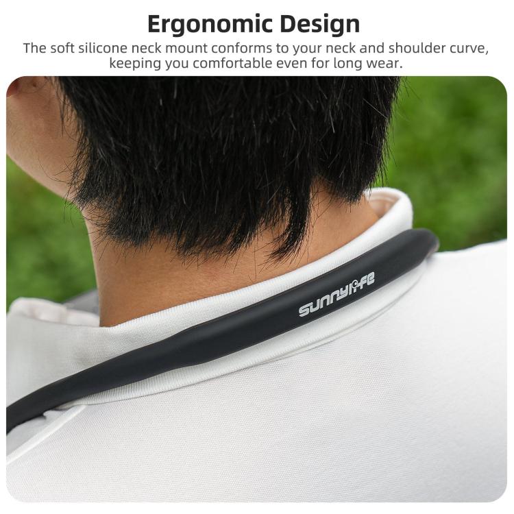 Sunnylife Magnetic POV Neck Mount Hand Free Video Vlog Neck Adjustable Selfie Holder with Body Strap For DJI Osmo 360 / Action 5 Pro / 4 / 3 / 2, For DJI Osmo 360 / Action 5 Pro / 4 / 3 / 2