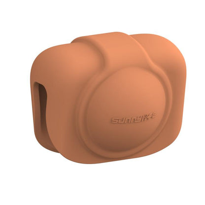 For DJI Osmo 360 Sunnylife Silicone Lens Cap Protective Cover Lens Protector