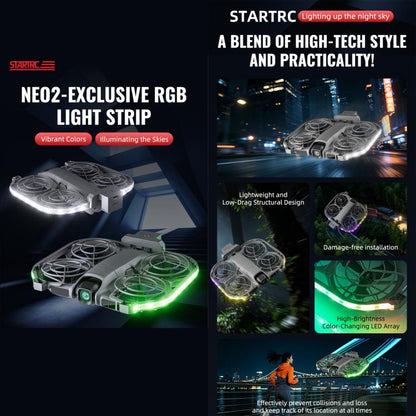 For DJI Neo 2 STARTRC Colorful LED Light Strip Night Flying Warning Light Strip