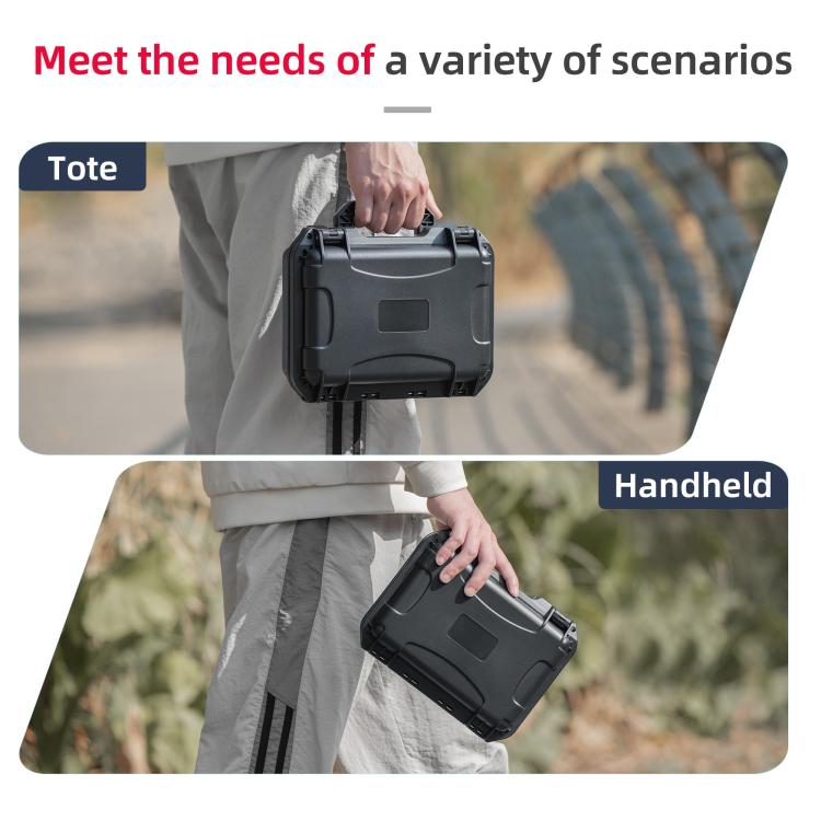 For DJI Osmo Pocket 4 STARTRC Waterproof  PP Dual-layer Suitcase All-purpose Set Storage Box, For DJI Osmo Pocket 4