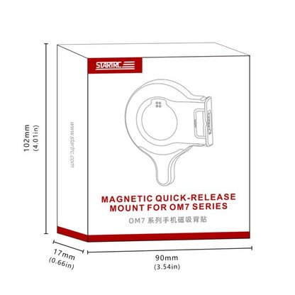 For DJI OM 7 / 7P STARTRC Magsafe Ring Adapter Phone Holder, For DJI OM 7 / 7P Magnetic Adapter