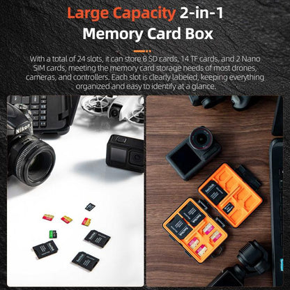 STARTRC V1 Flash Card Box SD / TF Memory Card Storage Case For DJI