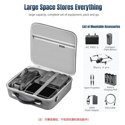 For DJI Mavic 4 Pro / RC Pro 2 STARTRC All-rounder Shoulder PU Storage Bag Handbag, For DJI Mavic 4 Pro / RC Pro 2
