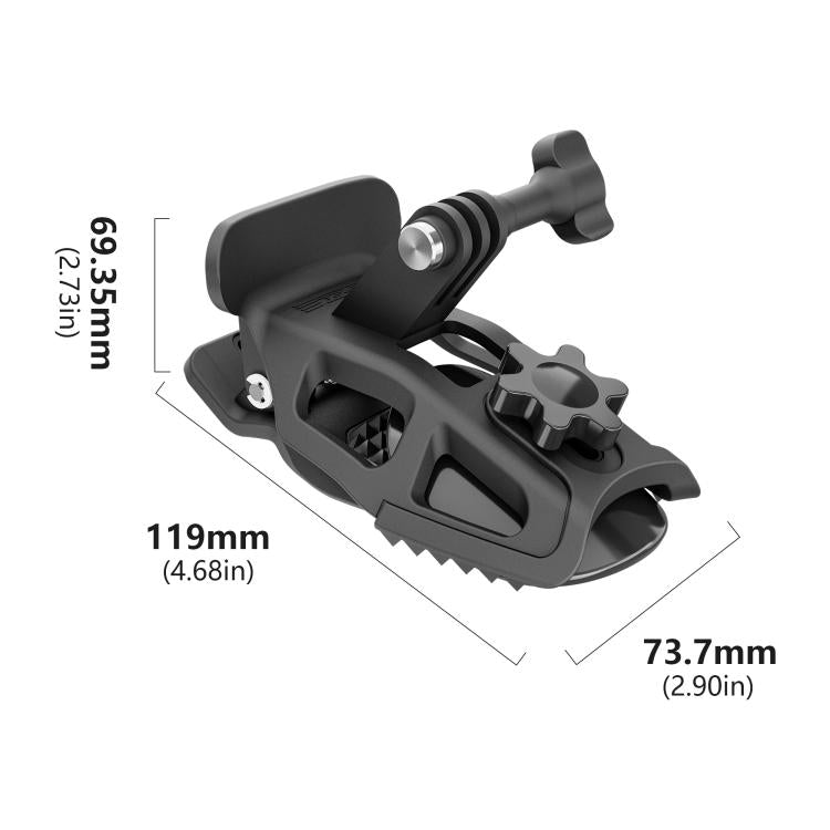 STARTRC Helmet Chin Mount Clip For GoPro, Insta360, DJI and Other Action Cameras, Helmet Chin Clip
