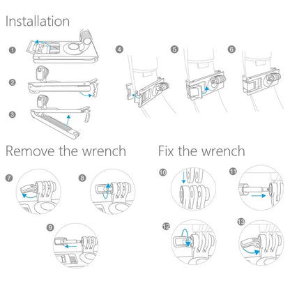 PGYTECH P-18C-019 Strap Fixed Holder for DJI Osmo Pocket / Action, P-18C-019