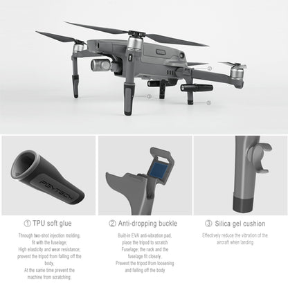 PGYTECH P-HA-030 LED Night Flight Light Shock Absorption Landing High Stand for DJI Mavic 2, P-HA-030 For DJI Mavic 2