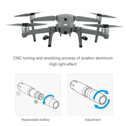 PGYTECH P-HA-030 LED Night Flight Light Shock Absorption Landing High Stand for DJI Mavic 2, P-HA-030 For DJI Mavic 2