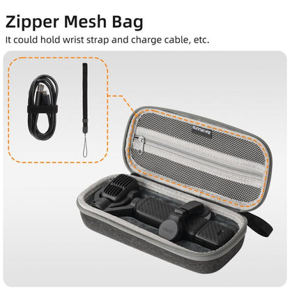 For DJI Osmo Pocket 4P Sunnylife Mini Carrying Case Handbag Portable Travel Case Protective Organizer Standard Combo Bags, For DJI Osmo Pocket 4P Standard Combo Bags