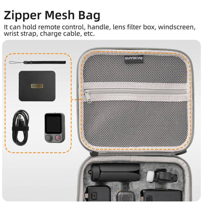 For DJI Osmo Pocket 4P Sunnylife Mini Carrying Case Handbag Adventure Combo Bags, For DJI Osmo Pocket 4P Adventure Combo Bags