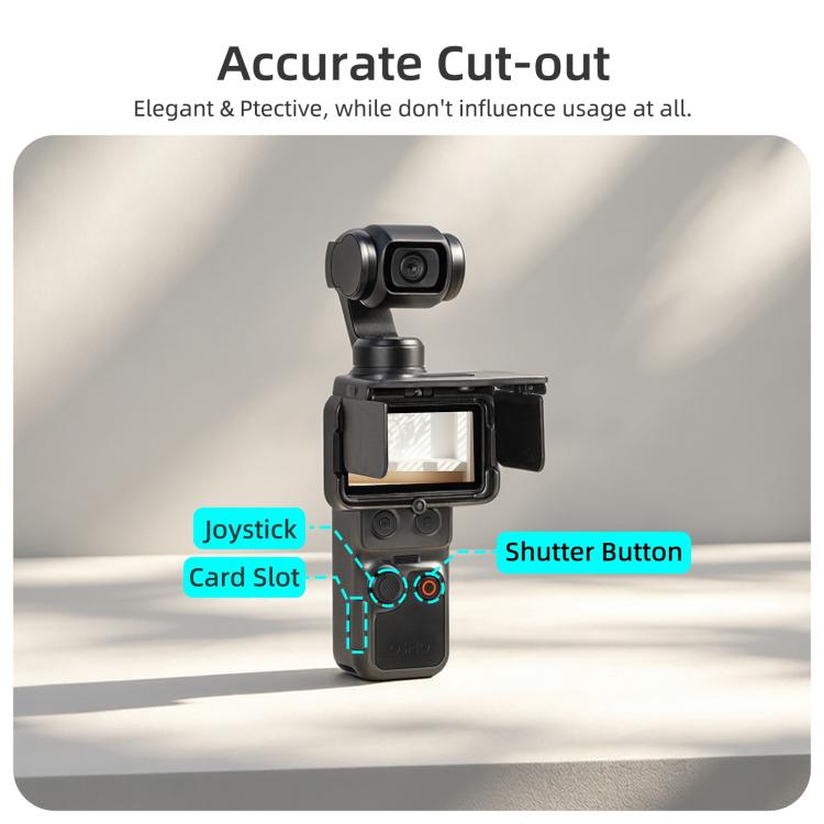 Sunnylife Screen Sun Hood Guard Screen Monitor Cover Protector For DJI Osmo Pocket 4P / 4 / 3, For DJI Osmo Pocket 4P / 4 / 3