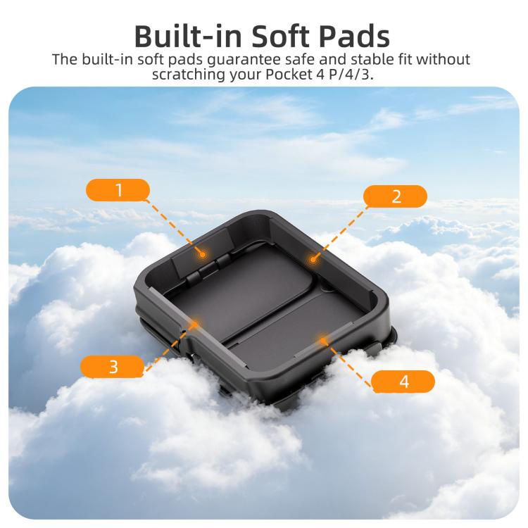 Sunnylife Screen Sun Hood Guard Screen Monitor Cover Protector For DJI Osmo Pocket 4P / 4 / 3, For DJI Osmo Pocket 4P / 4 / 3