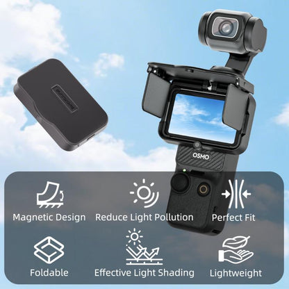 Sunnylife Screen Sun Hood Guard Screen Monitor Cover Protector For DJI Osmo Pocket 4P / 4 / 3, For DJI Osmo Pocket 4P / 4 / 3