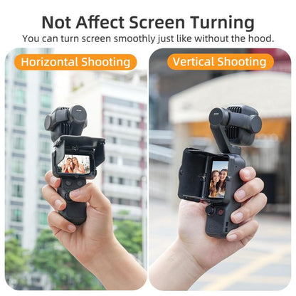 Sunnylife Screen Sun Hood Guard Screen Monitor Cover Protector For DJI Osmo Pocket 4P / 4 / 3, For DJI Osmo Pocket 4P / 4 / 3