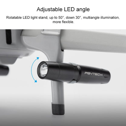 PGYTECH P-16A-038 Portable Heightened Landing Gear Extensions Rack LED Headlamp Set for DJI Mavic Air 2, LED Headlamp Set