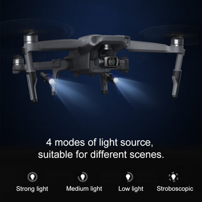 PGYTECH P-16A-038 Portable Heightened Landing Gear Extensions Rack LED Headlamp Set for DJI Mavic Air 2, LED Headlamp Set