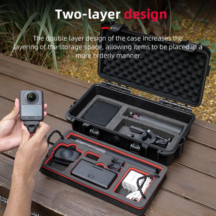 For DJI Osmo 360 STARTRC Waterproof EVA ABS Dual-layer Suitcase Storage Box, For DJI Osmo 360