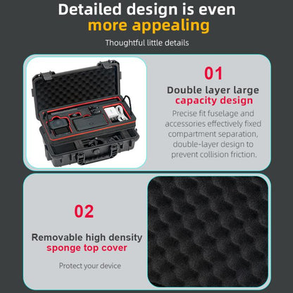 For DJI Osmo 360 STARTRC Waterproof EVA ABS Dual-layer Suitcase Storage Box, For DJI Osmo 360