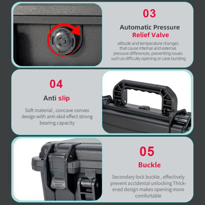 For DJI Osmo 360 STARTRC Waterproof EVA ABS Dual-layer Suitcase Storage Box, For DJI Osmo 360