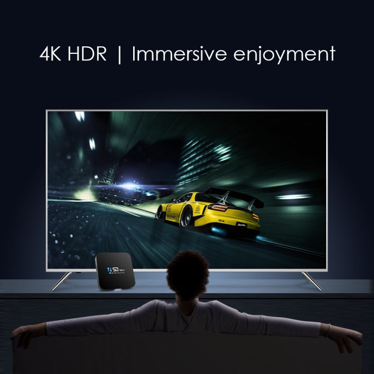 H50 Mini 4K Smart Network TV Box, Android 10.0, RK3318 Quad Core, 2GB+8GB, EU Plug, 2GB+8GB