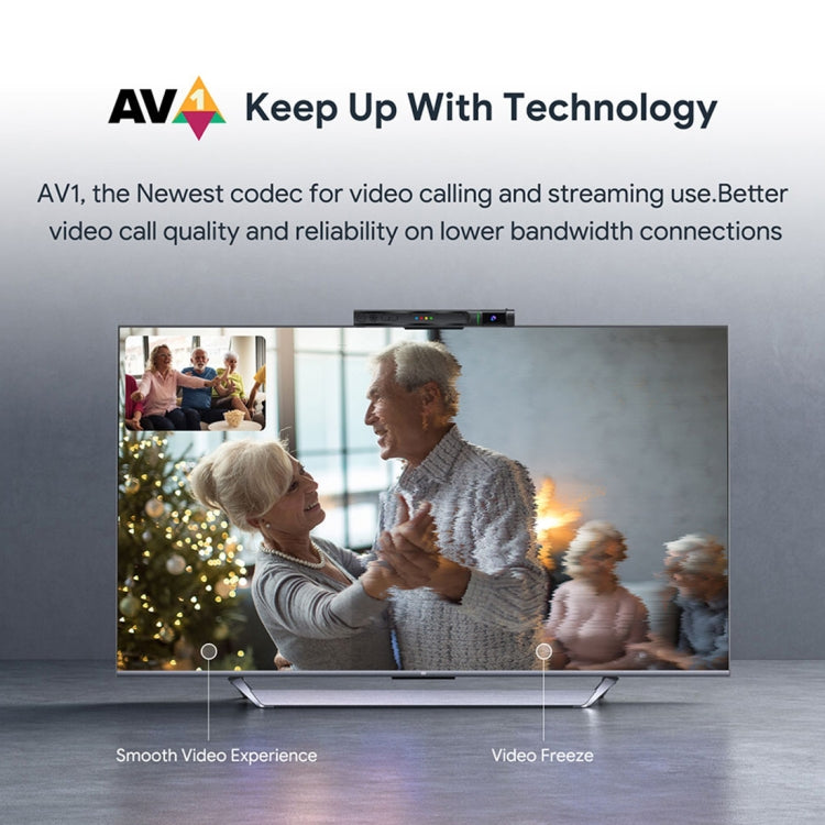 MECOOL KA2 Video Calling on TV Android 10.0 Smart TV Box with Remote Control, Amlogic S905X4 Quad Core Cortex A35, 4GB+64GB, Dual-Band / Ethernet / Camera, KA2 4GB+64GB