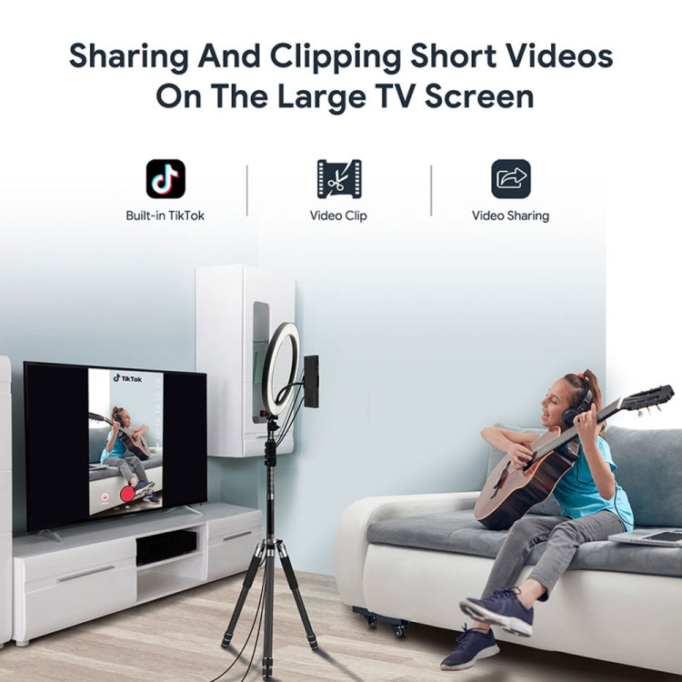MECOOL KA2 Video Calling on TV Android 10.0 Smart TV Box with Remote Control, Amlogic S905X4 Quad Core Cortex A35, 4GB+64GB, Dual-Band / Ethernet / Camera, KA2 4GB+64GB