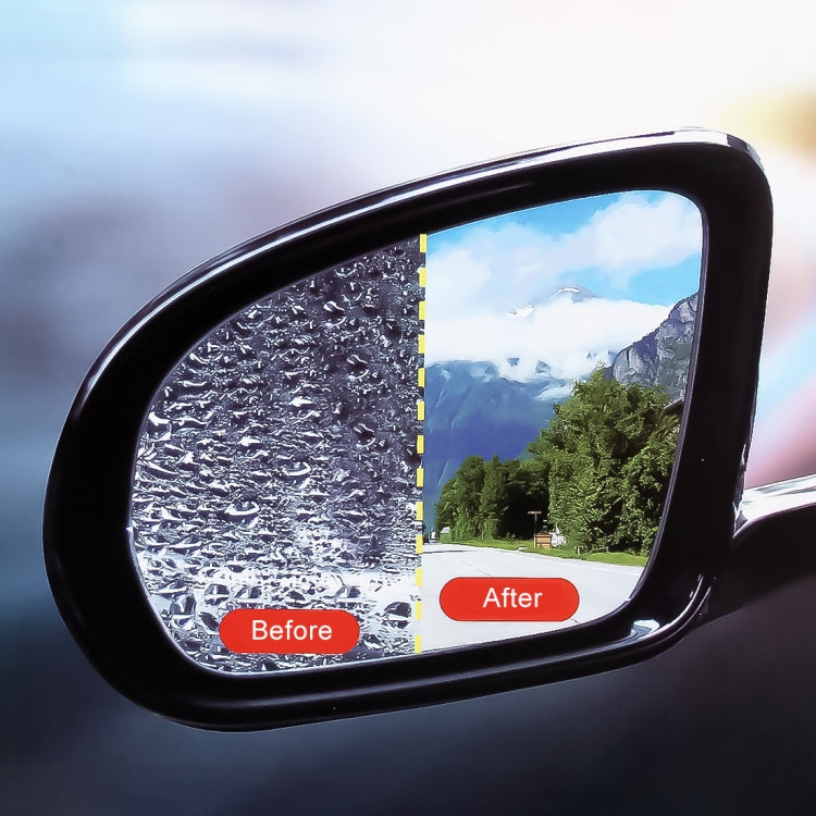 Car PET Rearview Mirror Protective Window Clear Anti-fog Waterproof Rain Shield Film, For Peugeot 308 2009-2013, For Peugeot 308 2014-2018, For Peugeot 408 2009-2013, For Peugeot 408 2014-2018, For Peugeot 301, For Peugeot 307, For Peugeot 5008