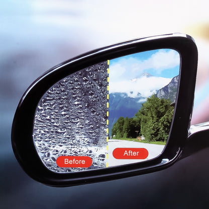 Car PET Rearview Mirror Protective Window Clear Anti-fog Waterproof Rain Shield Film, For Geely New Emgrand 2014-2018, For Geely Emgrand 2011-2013, For Geely Emgrand GL, For Geely Emgrand GS, For Geely EmgrandGT, For Geely NEW VISION