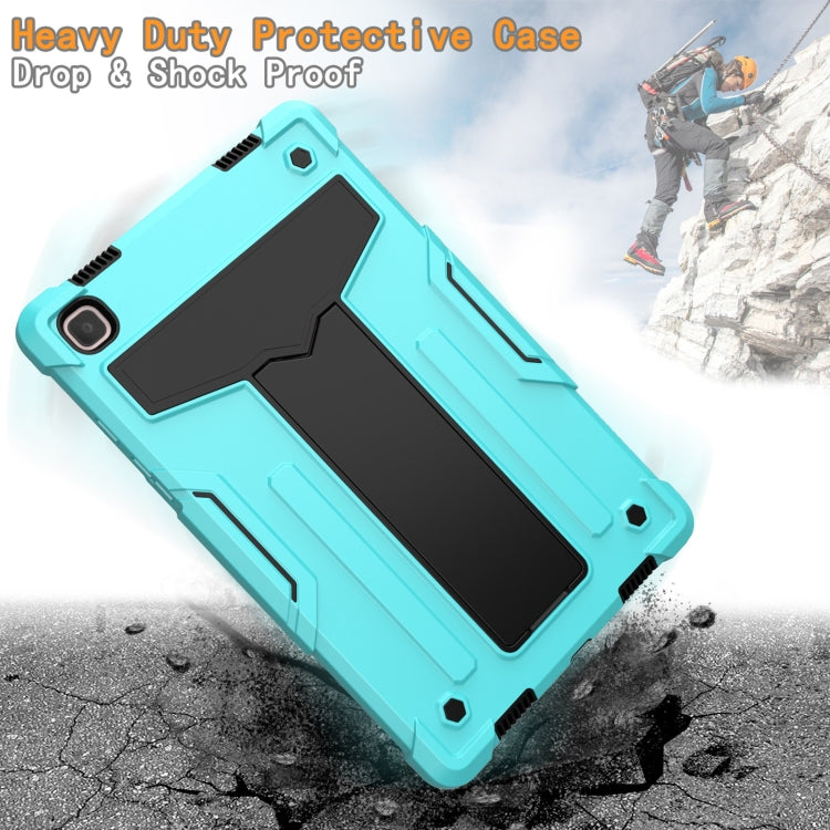 T-shaped Bracket Contrast Color Shockproof PC + Silicone Protective Case, For Samsung Galaxy Tab A7 10.4 (2020), For iPad Air 2022 / 2020 10.9 / iPad Pro 11, For Samsung Galaxy Tab S8 / Galaxy Tab S7 T870 / T875, For Samsung Galaxy Tab S6 Lite P610/615