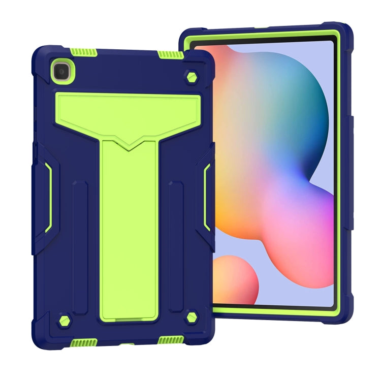 T-shaped Bracket Contrast Color Shockproof PC + Silicone Protective Case, For Samsung Galaxy Tab A7 10.4 (2020), For iPad Air 2022 / 2020 10.9 / iPad Pro 11, For Samsung Galaxy Tab S8 / Galaxy Tab S7 T870 / T875, For Samsung Galaxy Tab S6 Lite P610/615