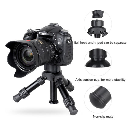 BEXIN MS02 Small Lightweight Tabletop Camera Tripod for Phone Dslr Camera, MS02