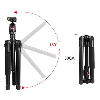 BEXIN MS12 Portable Lightweight Camera Ball Head Tripods Stand for Digital SLR DSLR camera