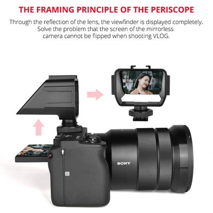 YELANGU A74 Universal Vlog Camera Flip Screen