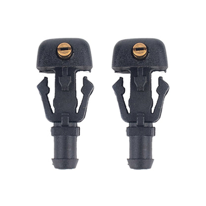 2 PCS Front Windshield Washer Wiper Jet Water Spray Nozzle + Hose Connector Set 3W7Z17603AA for Ford F-150, For Ford F-150 + Hose